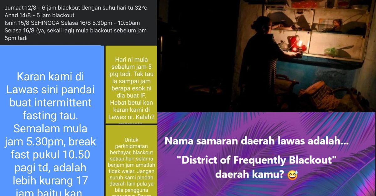 Tiada Bekalan Elektrik Sehingga 17 Jam, Penduduk Di Lawas Kecewa Isu Ini Belum Ada Tindakan
