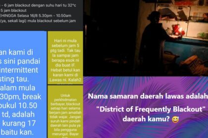 Tiada Bekalan Elektrik Sehingga 17 Jam, Penduduk Di Lawas Kecewa Isu Ini Belum Ada Tindakan