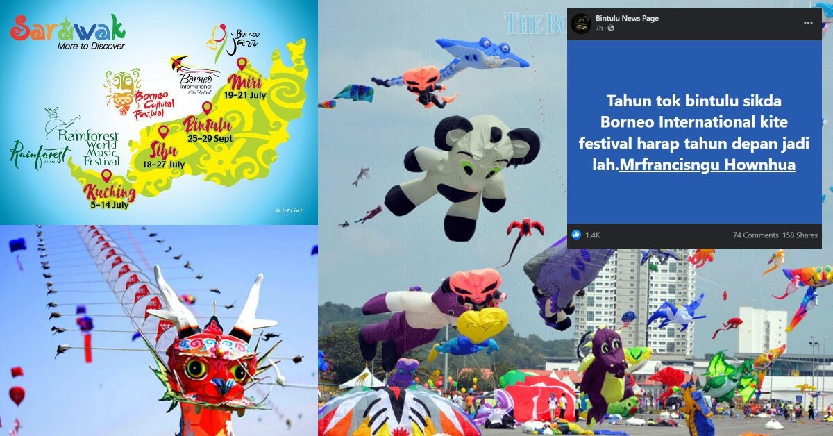 Tiada Penganjuran Borneo International Kite Festival Tahun Ini Undang Pelbagai Reaksi Netizen