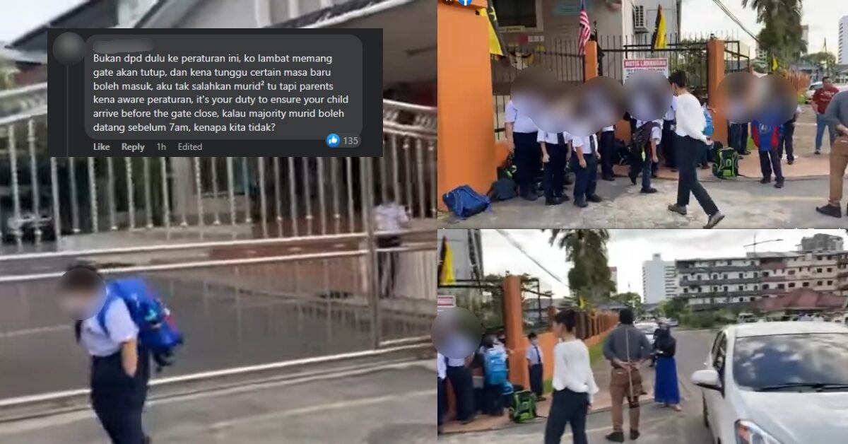Tular Murid-Murid Disuruh Tunggu Luar Pagar, Sekolah Rendah Di Kuching Ini Jadi Bualan Netizen