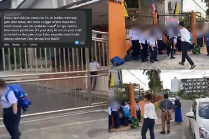 Tular Murid-Murid Disuruh Tunggu Luar Pagar, Sekolah Rendah Di Kuching Ini Jadi Bualan Netizen