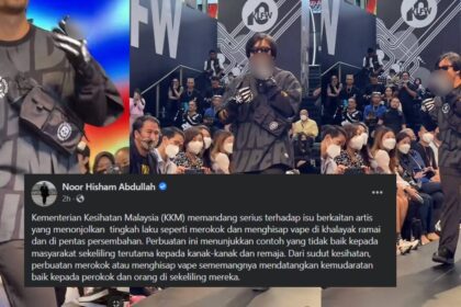 Tular Noh Salleh 'Catwalk' Sambil Pegang Rokok, DG Hisham Tegur Bawa Imej Tidak Baik