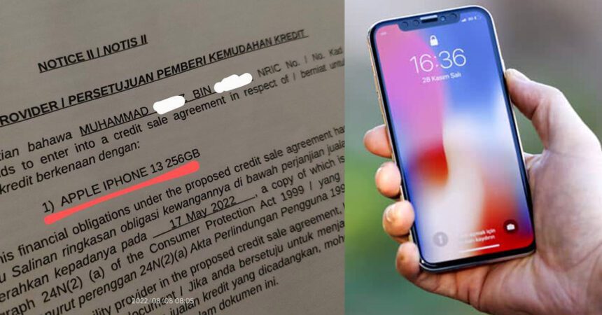 Baru Bayar Loan 2 Bulan, Lelaki Ini Sudah Berasa Terbeban Dengan iPhone 13 Miliknya