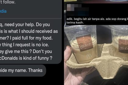Mengadu Gelas Tak Penuh, Netizen Balas Balik Pelanggan Yang Demand Tak Nak Ais Ini