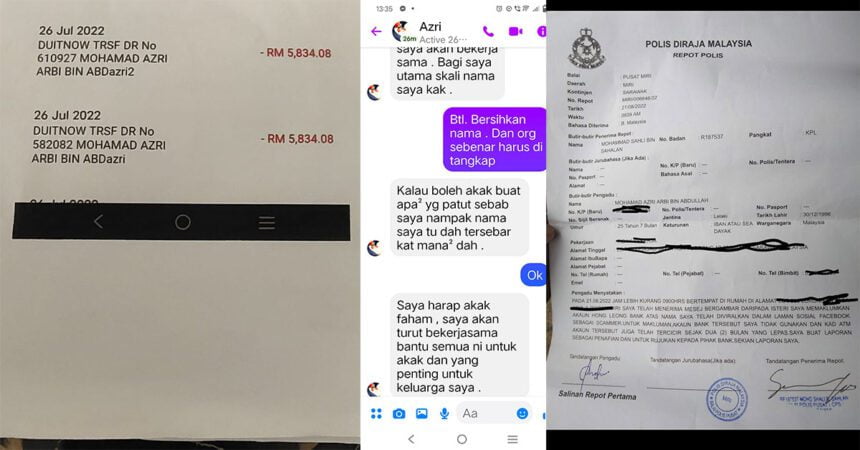 Duit Dalam Bank Wanita Ini Lesap Dalam 2 Saat, Lelaki Dari Miri Ini Pula Jadi Mangsa Tuduhan Scammer