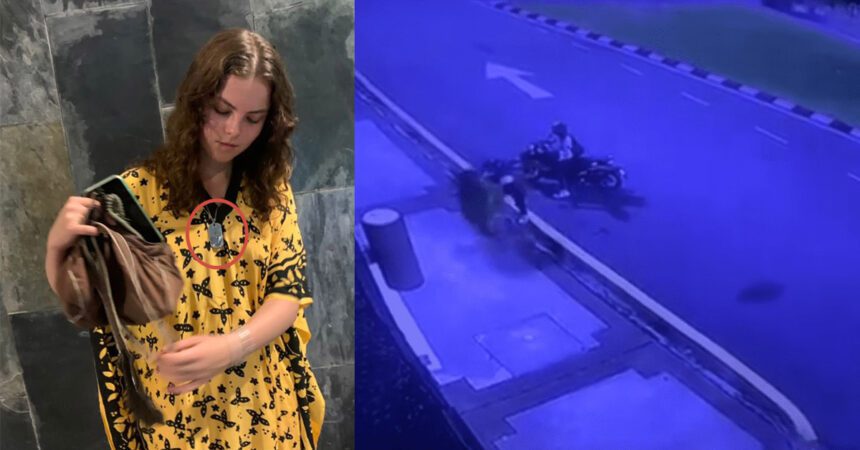 Netizen Kagum Wanita Ini Berjaya Buat Peragut Di KL Terciduk Jatuh Motor, Rupa-Rupanya Askar Tentera