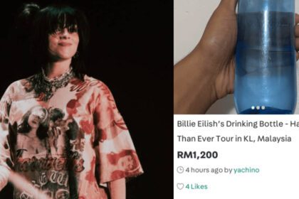 Netizen Terhibur Dengan Barangan 'Kepunyaan' Billie Eilish Dijual Online, Siap Ada Botol Air Bernilai RM1.2K