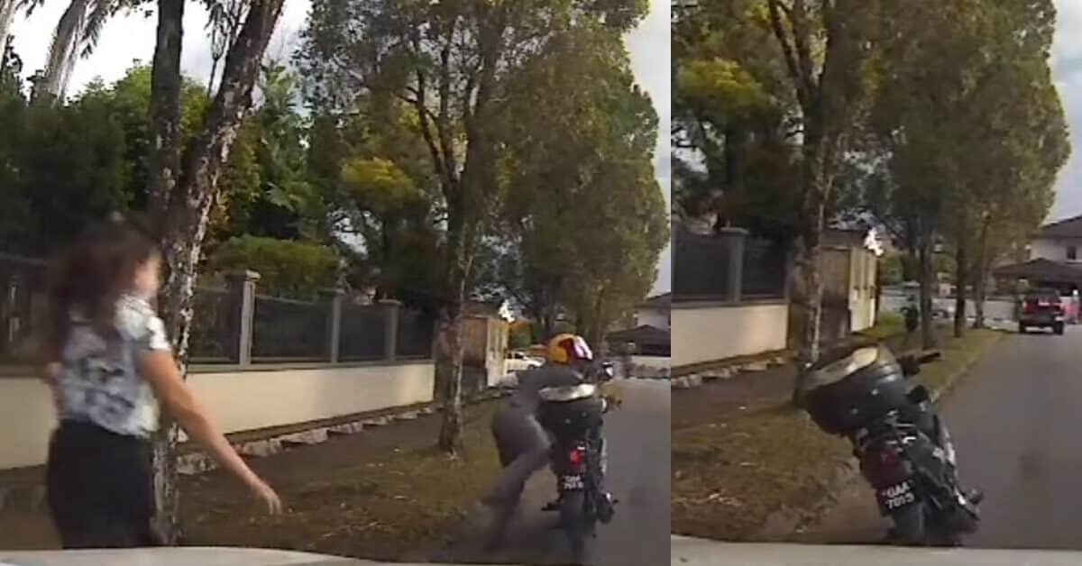 Paksa Kereta Berhenti Di Jalan Raya, Lelaki Meragut Beg Tangan Wanita Ini Kini Dijejaki Polis