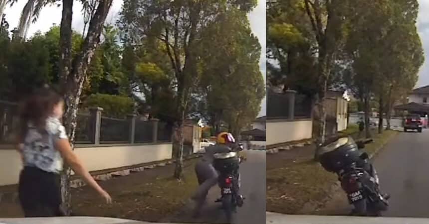 Paksa Kereta Berhenti Di Jalan Raya, Lelaki Meragut Beg Tangan Wanita Ini Kini Dijejaki Polis