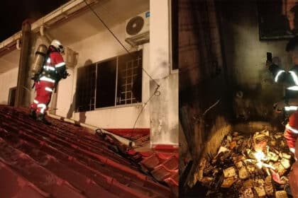 Gara-Gara Lupa Padam Laptop Yang Dicas, Sebuah Bilik Di Bintulu Hampir Musnah Dalam Kebakaran