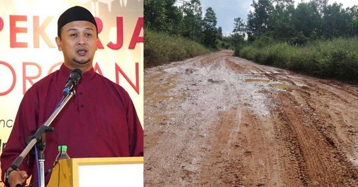 Bertahun Belum Dinaik Taraf, Penceramah Motivasi Terkenal Terkilan Dengan Keadaan Jalan Yang Teruk Di Sabah