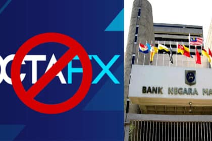 Bank Negara Malaysia Tambah Senarai, OctaFX Kini Dibawah Senarai Amaran Pengguna Kewangan