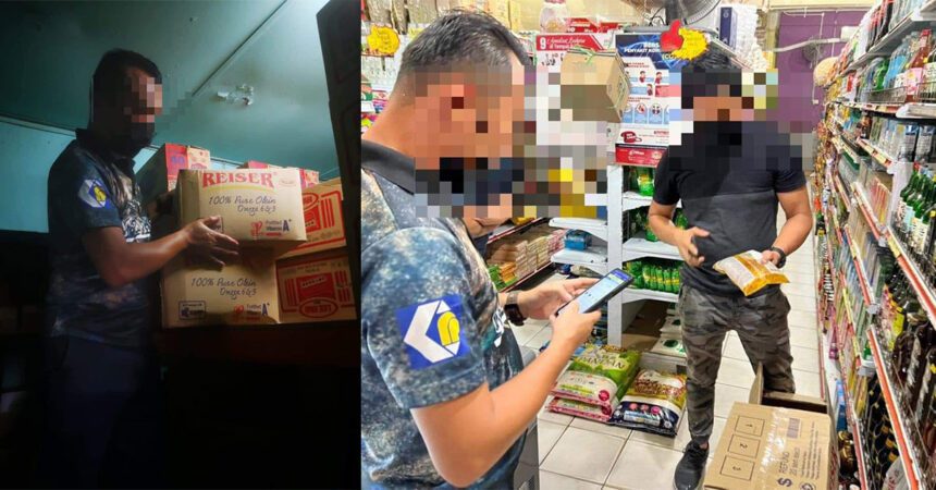 Kantoi Menyorok 85 Paket Minyak Masak 1KG, Sebuah Kedai Runcit Di Lubok Antu Disiasat