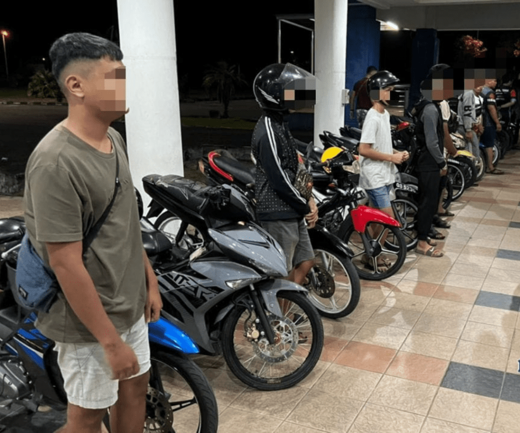 Padah Buat Aksi Wheelie, Remaja Ditahan Dalam Operasi Di Sibu