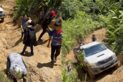 'Teruknya Jalan,' Guru Ini Kongsi Laluan Ke Sekolah Di Sabah Hingga Raih Simpati Netizen
