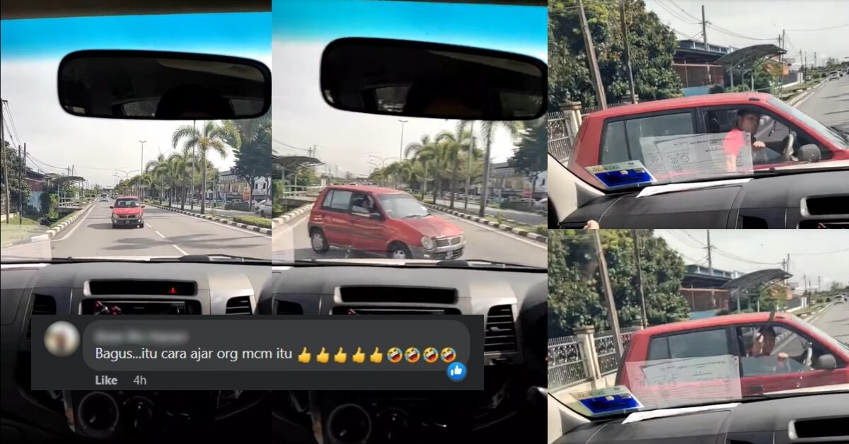 [VIDEO] Lagak Samseng Pemandu Kancil Di Sibu, Netizen Sokong Apa Yang Individu Ini Balas Balik