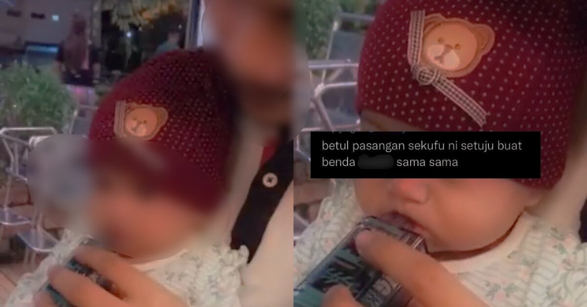 Demi Konten, Tindakan Lelaki Ini 'Suap' Vape Kepada Bayi Cetus Kecaman Netizen