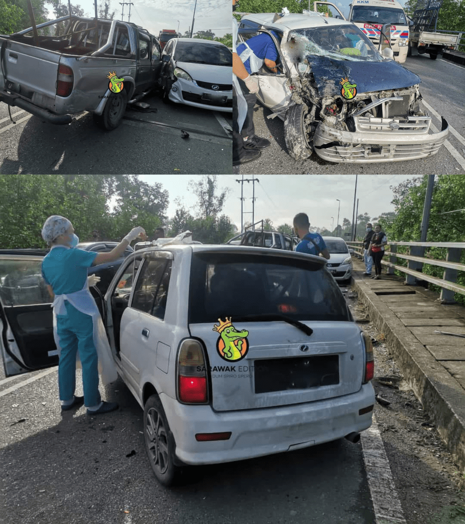 Pemandu Kancil Tersepit, Punca Kemalangan Disyaki Bawa Laju Di Kawasan Selekoh Jalan Stakan