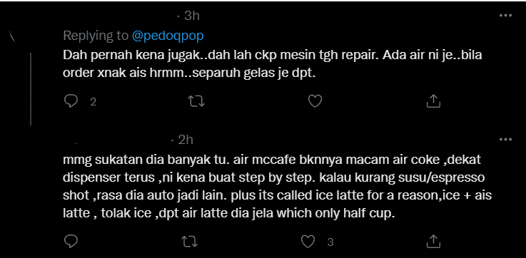 Mengadu Gelas Tak Penuh, Netizen Balas Balik Pelanggan Yang Demand Tak Nak Ais Ini
