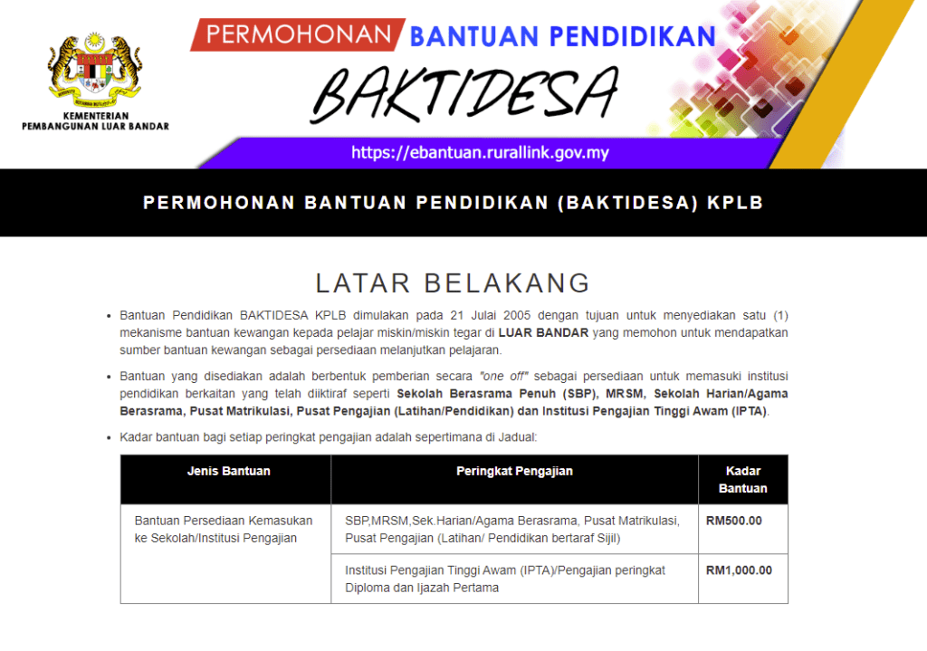 Ini 6 Senarai Bantuan Kewangan Kemasukan Ke IPT Untuk Anak Sabah & Sarawak