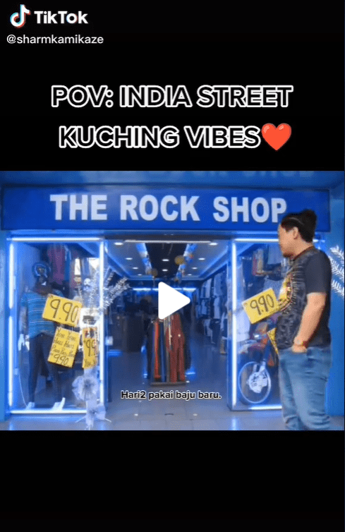 Ajuk Trademark Penjual Di Indian Street, Ramai Boleh 'Relate' Dengan Video TikTok Lelaki Ini