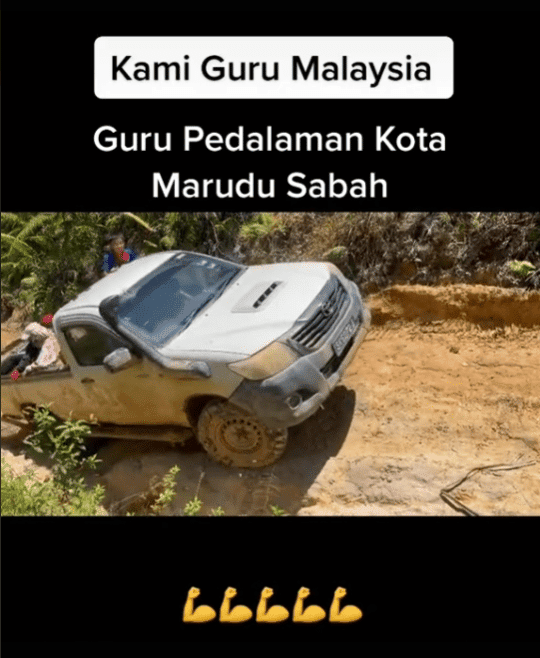 'Teruknya Jalan,' Guru Ini Kongsi Laluan Ke Sekolah Di Sabah Hingga Raih Simpati Netizen
