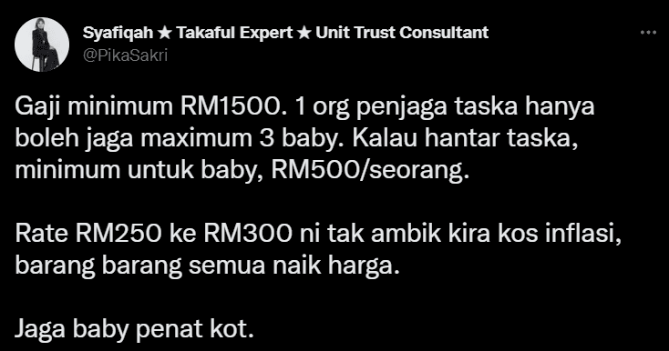 'Ibu Bapa Bukan Babysitter,' Netizen Kecam Wanita Ini Yang Terkilan Ibu Tak Nak Jaga Anak
