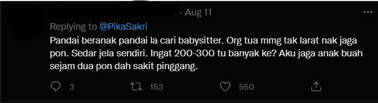 'Ibu Bapa Bukan Babysitter,' Netizen Kecam Wanita Ini Yang Terkilan Ibu Tak Nak Jaga Anak