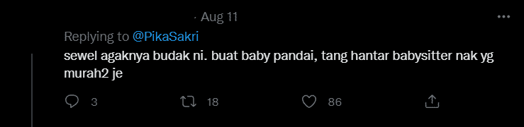 'Ibu Bapa Bukan Babysitter,' Netizen Sekolahkan Wanita Ini Yang Terkilan Ibu Tak Nak Jaga Anak