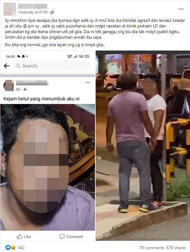 Macam Ada Skill Bertinju, Netizen Puas Lihat Video Lelaki Berbaju Putih Pertahankan Diri Di Lahad Datu