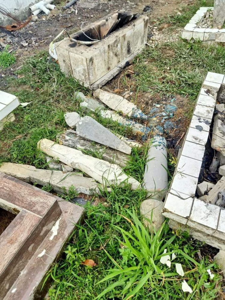 Cabut Batu Nisan Di Tanah Perkuburan Al-Qadim Sibu, Lelaki Gelandangan Ditangkap