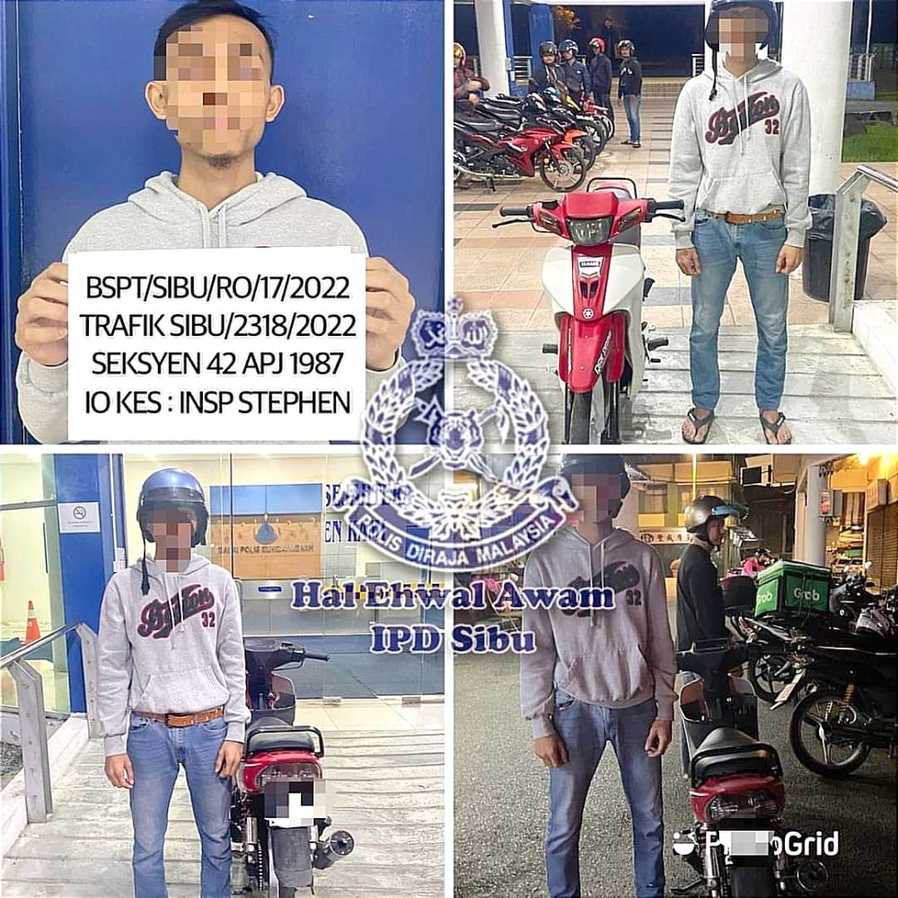 Padah Buat Aksi Wheelie, Remaja Ditahan Dalam Operasi Di Sibu
