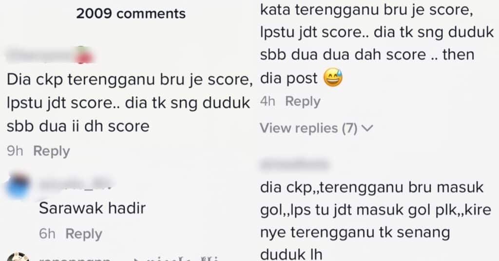 Perbuatan Gadis Sarawak Semasa Perlawanan JDT VS Terengganu Ini Buat Netizen Musykil