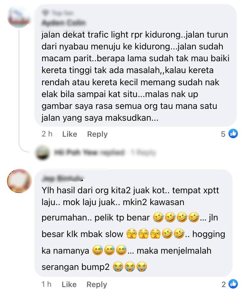 'Bintulu Darul Bump' Bonggol Jalan Di Bintulu Ini Undang Bahaya Sehingga Dikecam Netizen