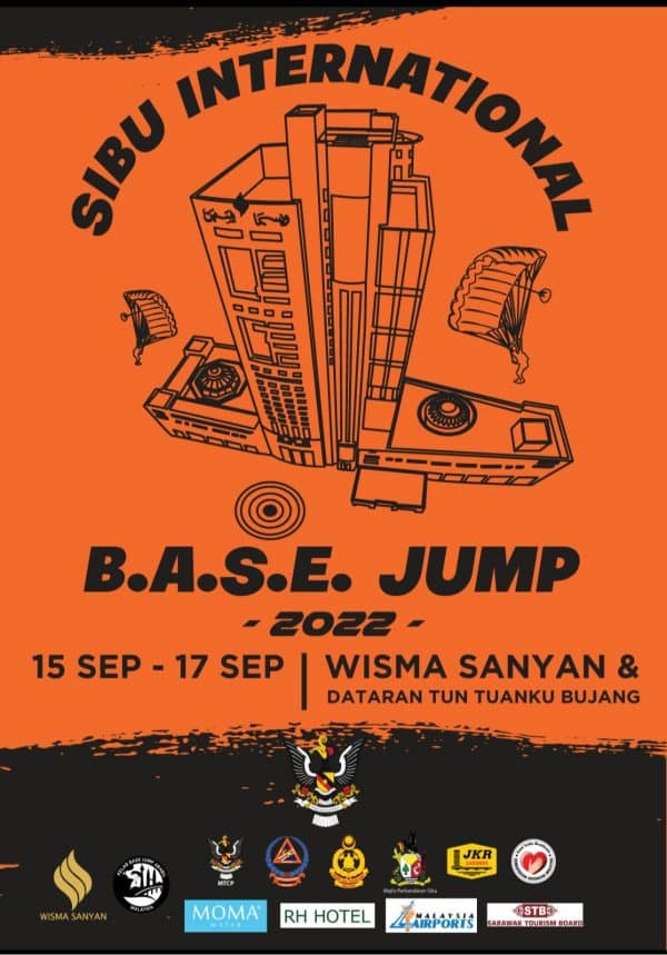 Sibu International Base Jump Berjaya Buat Mat Salleh Ini Tertarik Dengan Bandar Sibu