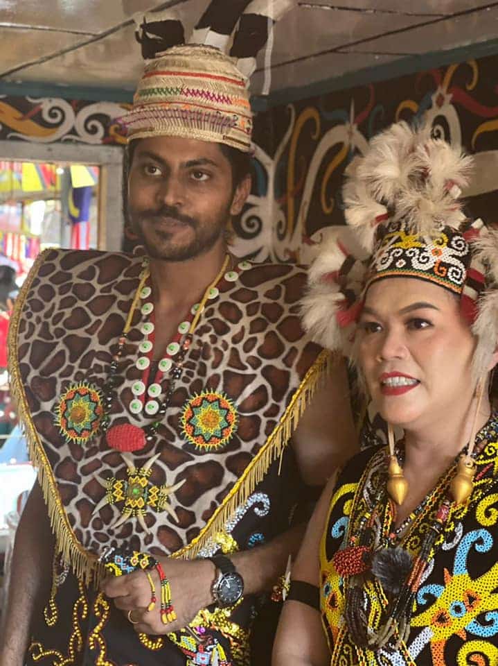 Dari Rawang ke Baram, Netizen Teruja Lihat Perkahwinan Lelaki Punjabi Dan Gadis Kayan Ini