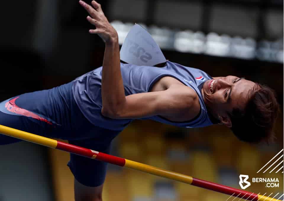 Jaguh Lompat Tinggi Berjaya Rangkul Pingat Emas Pertama Untuk Sabah Dalam SUKMA 2022
