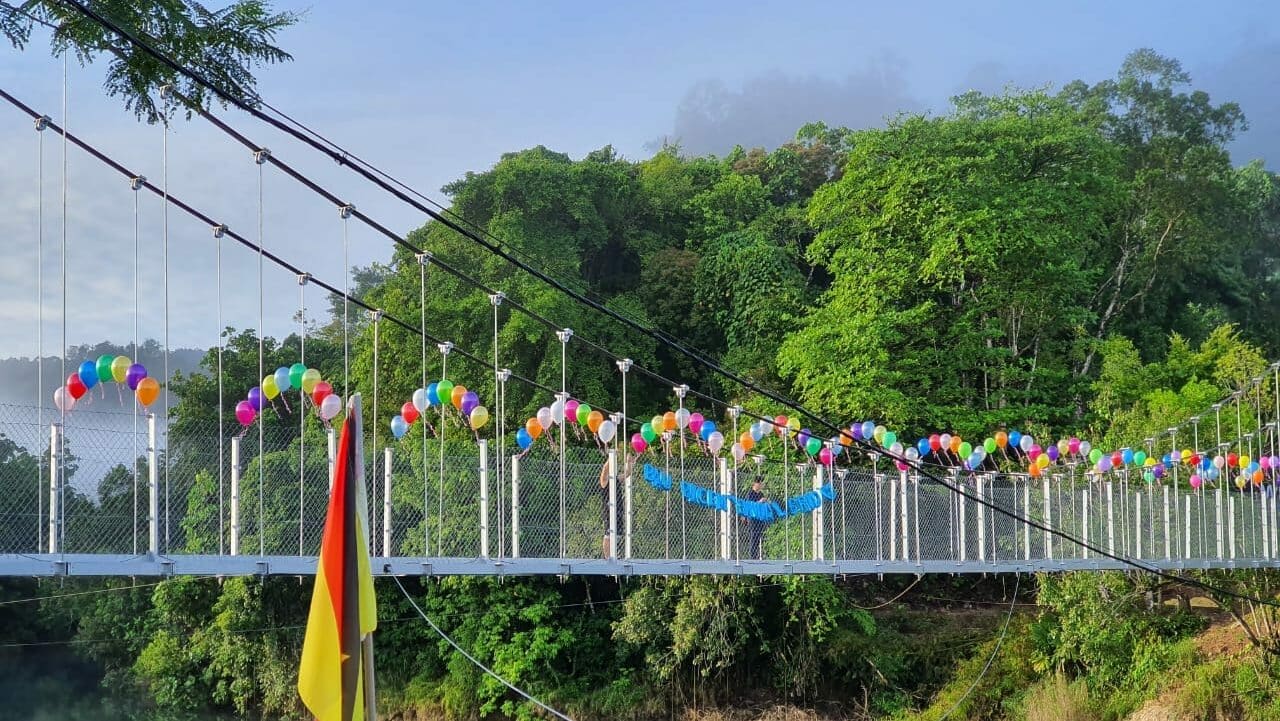 Tarikan Baharu Di Tasik Biru, Bau Bicentennial Bridge Kini Dibuka Untuk Umum