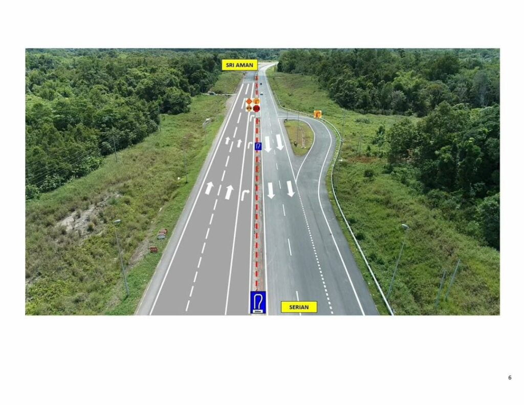 Laluan Serian-Sri Aman Lebuhraya Pan Borneo Dibuka Mulai Hari Ini