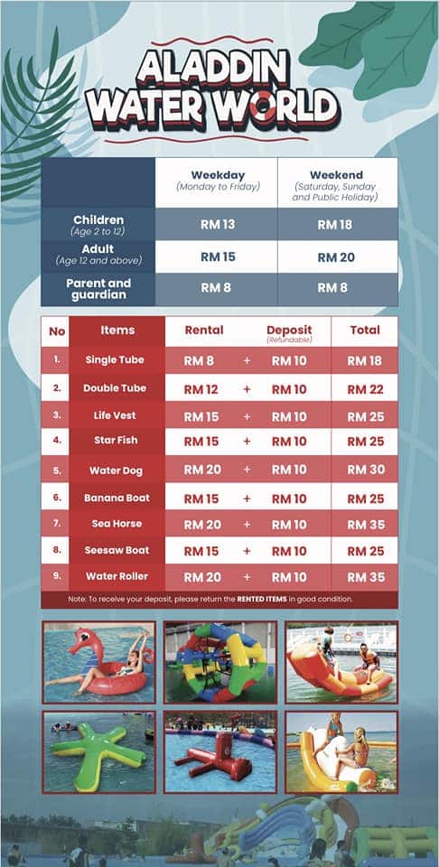 Tarikan Terbaru Di Samarahan, Aladdin Water World Dibuka Mulai Hari Ini
