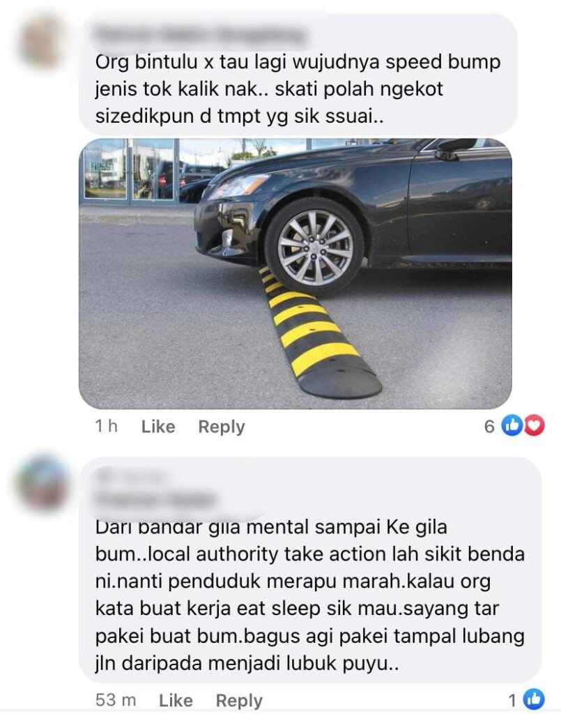 'Bintulu Darul Bump' Bonggol Jalan Di Bintulu Ini Undang Bahaya Sehingga Dikecam Netizen