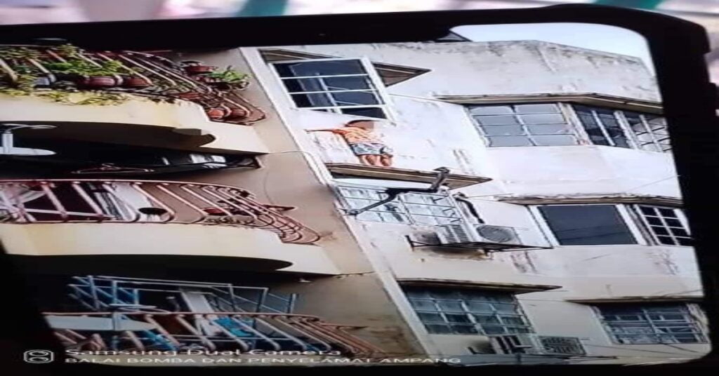 Jadi Mangsa Dera, Budak Lelaki Lari Ikut Tingkap Tingkat 4 Bangunan Rumah