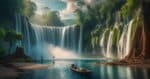 Air Terjun Lusong Laku Lubuk Memancing Ikan Kayangan Empurau