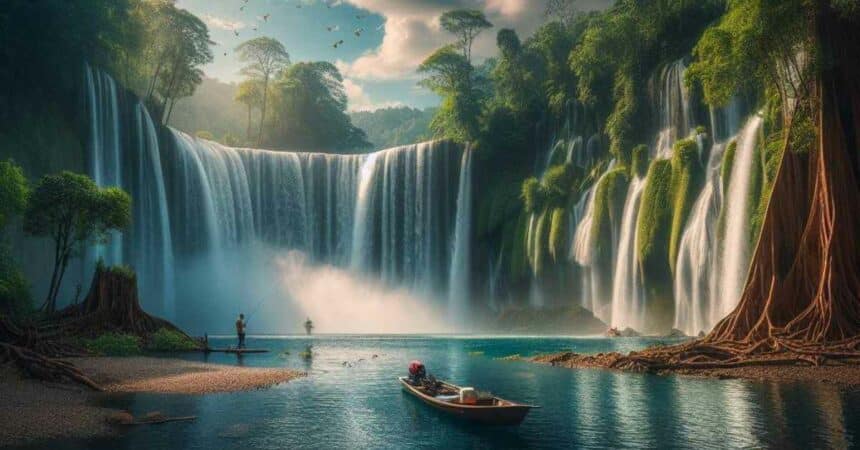 Air Terjun Lusong Laku Lubuk Memancing Ikan Kayangan Empurau
