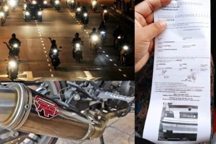 Bunyi Bising Dan Ubah Suai Ekzos, Anda Boleh Dikenakan Penjara 6 Bulan Dan Denda RM2K