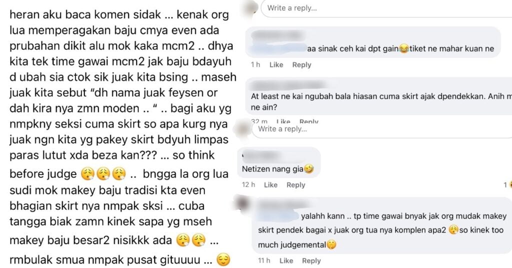 Baju Bidayuh Moden Diperagakan DJ Terkenal Undang Reaksi Tidak Enak Netizen