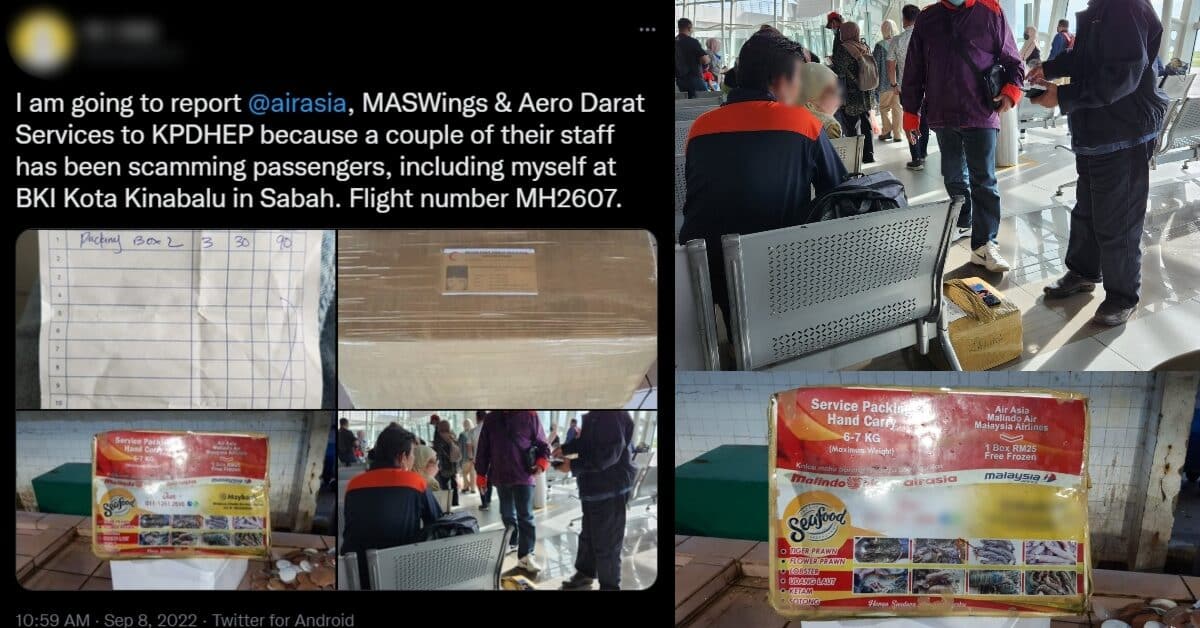 Disuruh Tukar Pembungkusan, Wanita Ini Dakwa Ditipu Staf MASWings Di Kota Kinabalu