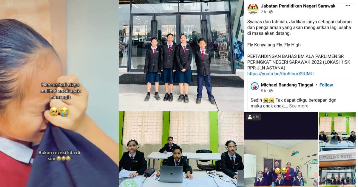 Gara-Gara Bekalan Elektrik Terputus, Pelajar Di Selangau Sedih Tersingkir Pertandingan Bahas