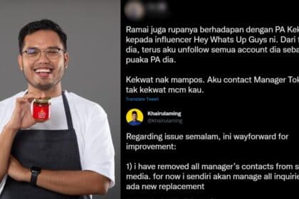 Isu PA 'Kekwat', Khairulaming Mohon Maaf Dan Buang Segala Kontak PA Dari Semua Akaun Media Sosial