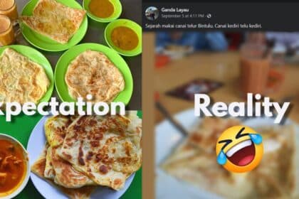 Pesan Roti Canai Telur Di Bintulu, Tapi Apa Yang Diterima Lelaki Ini Buat Netizen Dekah